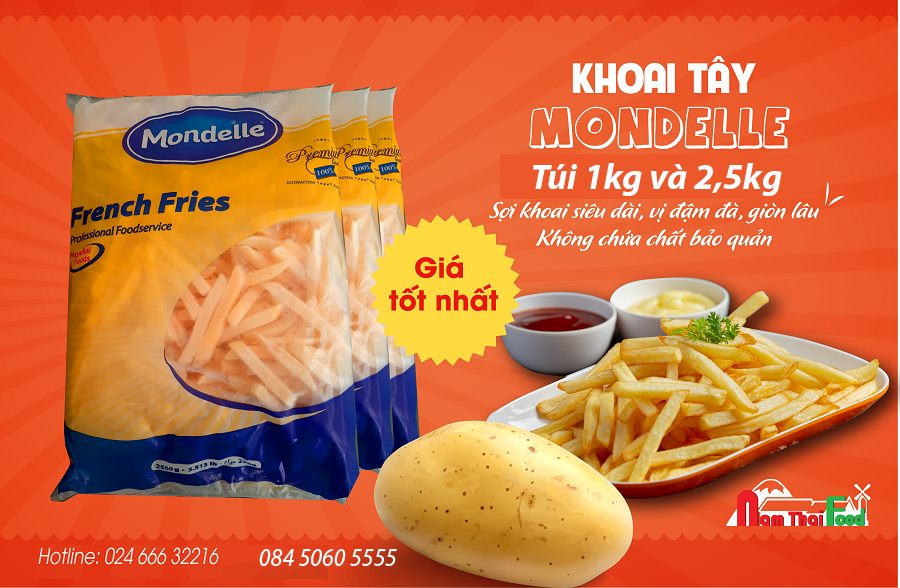 Khoai tây đông lạnh Mondelle